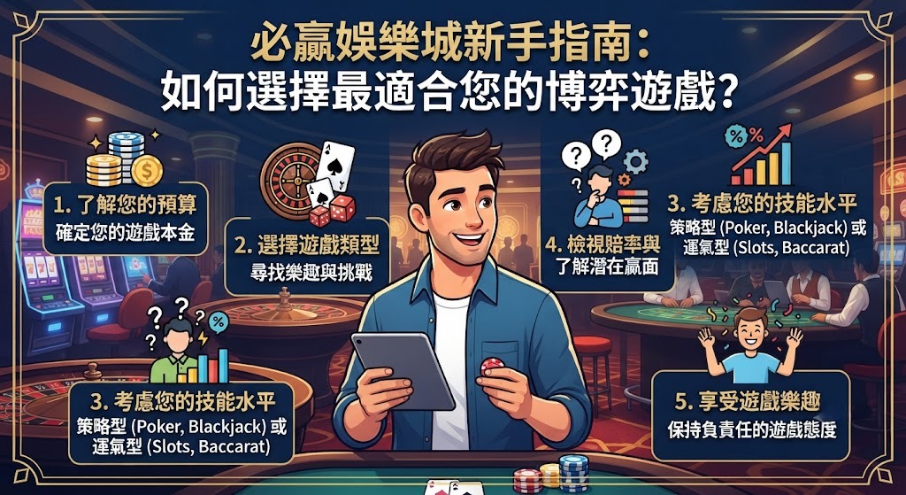 無需負擔風險，馬上找到最對您胃口的博弈玩法！
